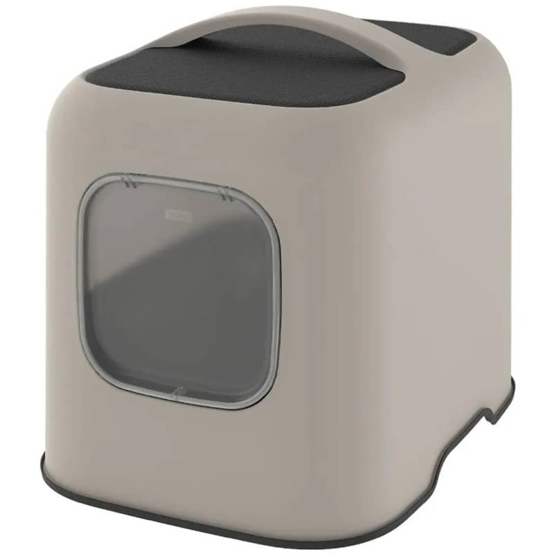 Gimcat Smart Olimpia slēgta kaķu tualete Greige 51x39,5x44 cm